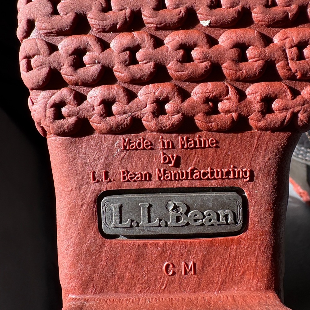 L.L. Bean Boots 8” Bison Brown/Brick Red - Picture 5 of 7